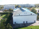 Псков, вид с Власьевской башни на площадь Ленина 